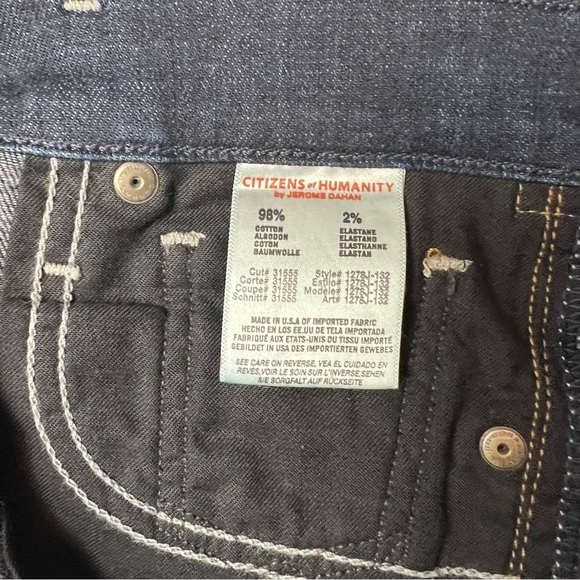 Citizens of Humanity Ava Low Rise Straight Leg Jeans Size 27 - Picture 12 of 15